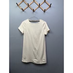 NWT Shein MOTF Beige Short Sleeve Gold Chain‎ Detail Dress M NEW